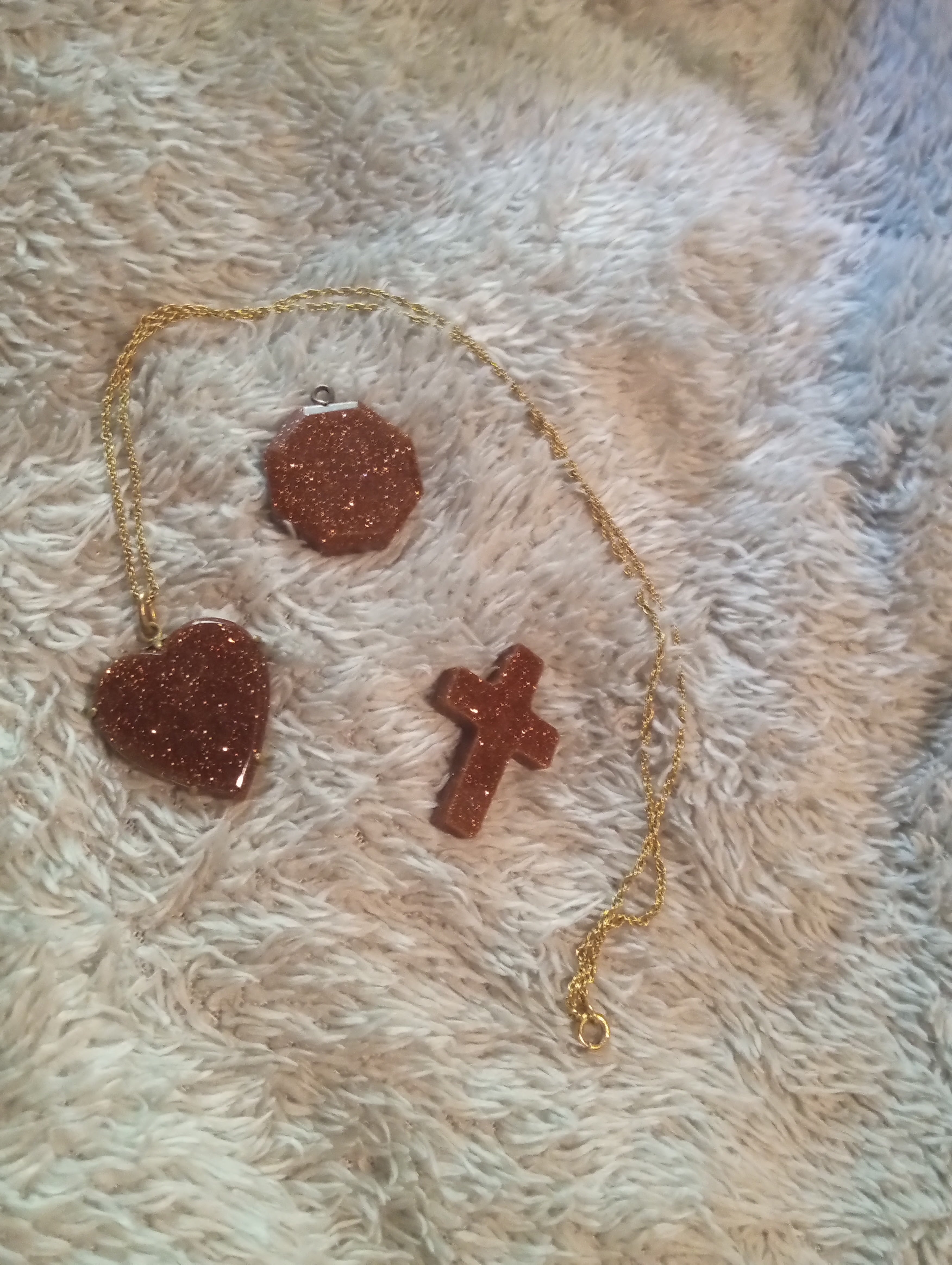 1860 Victorian Gold Stone Jewelry Set