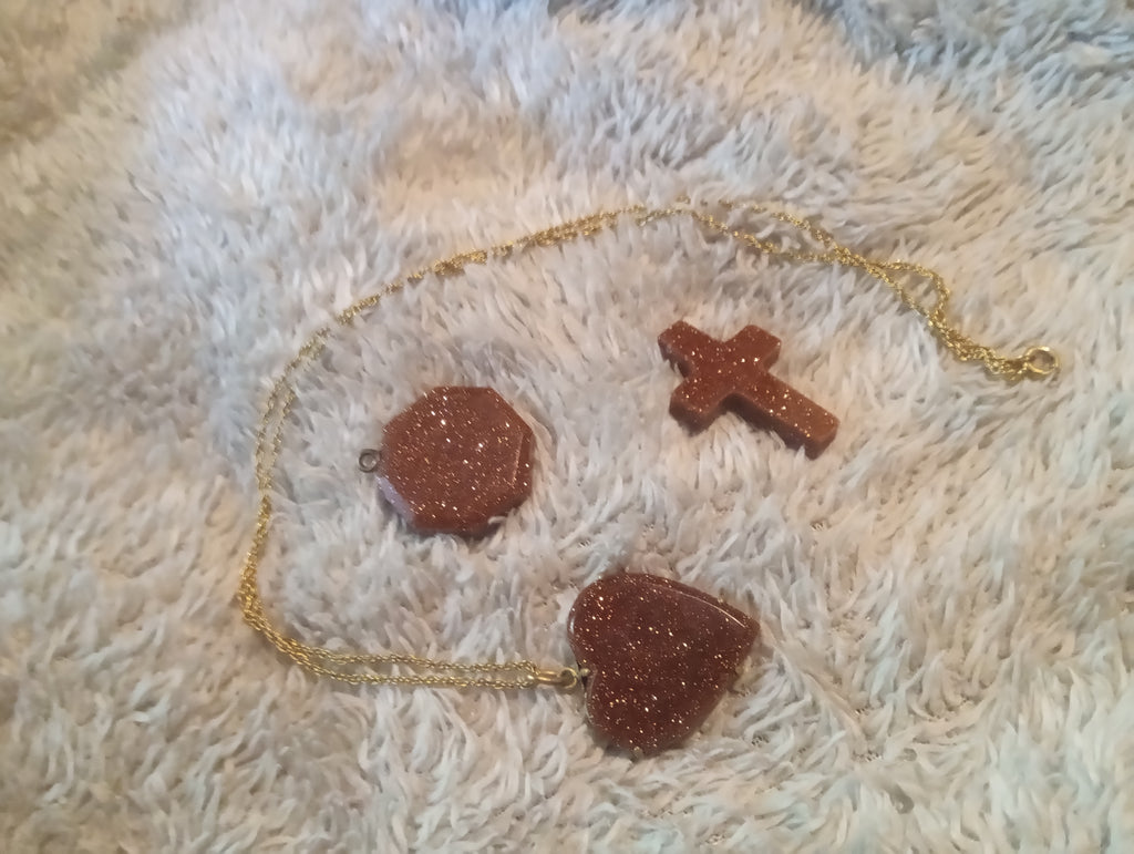 1860 Victorian Gold Stone Jewelry Set