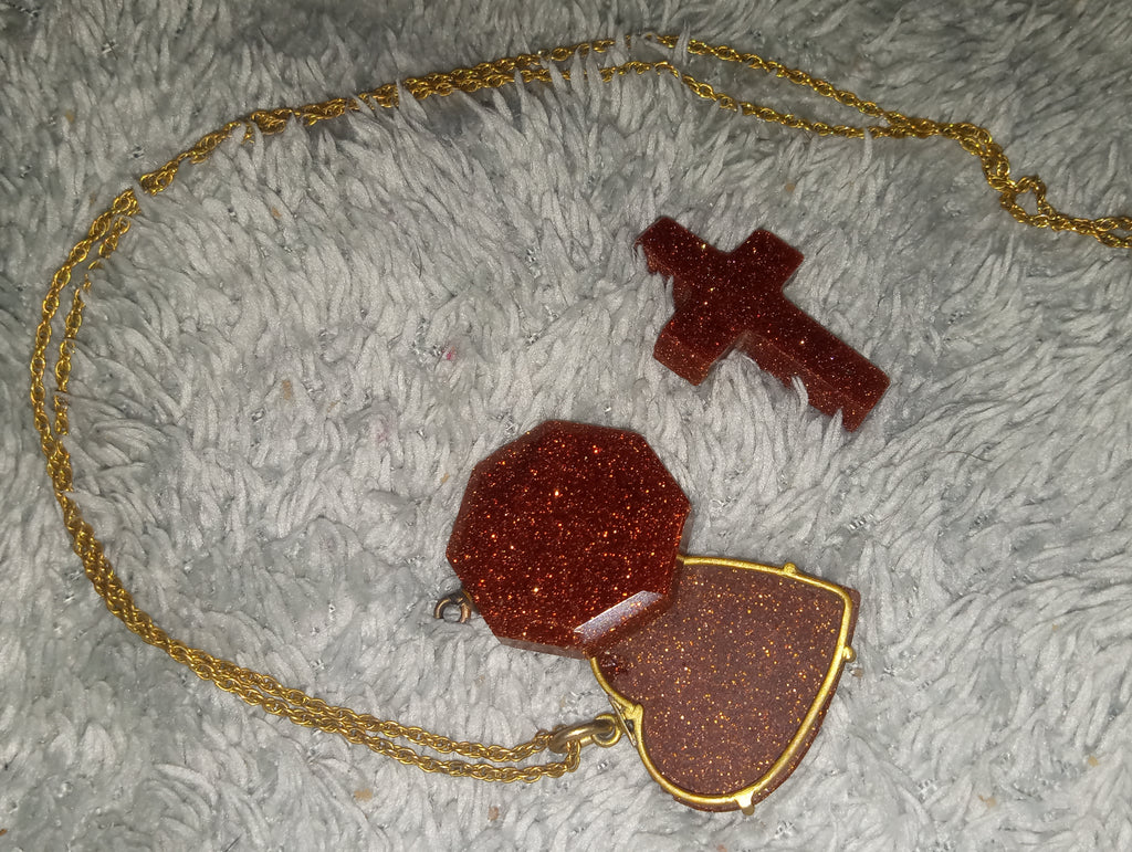 1860 Victorian Gold Stone Jewelry Set