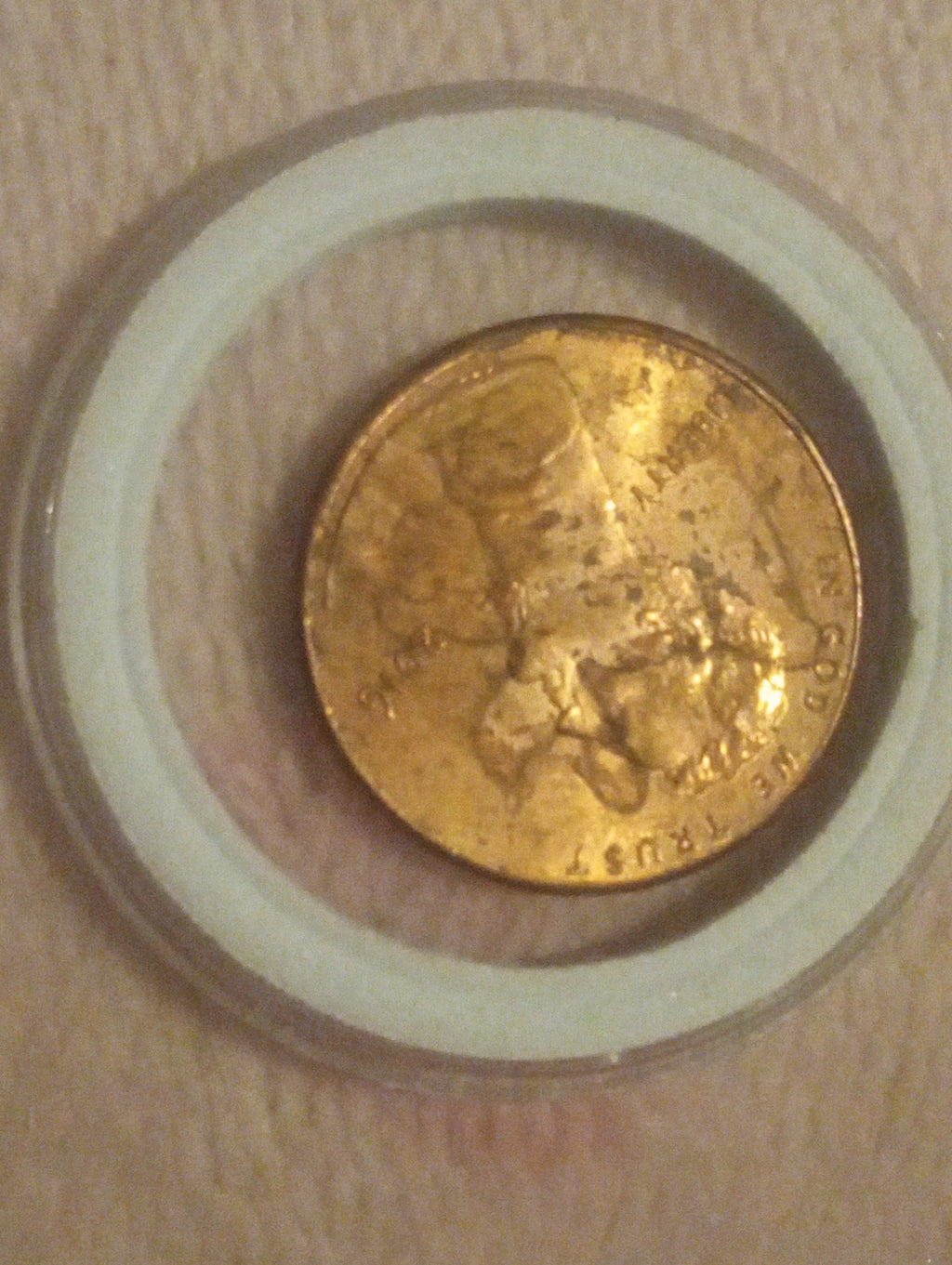 2016 Lincoln Cent error coin Circulated (Very Good)