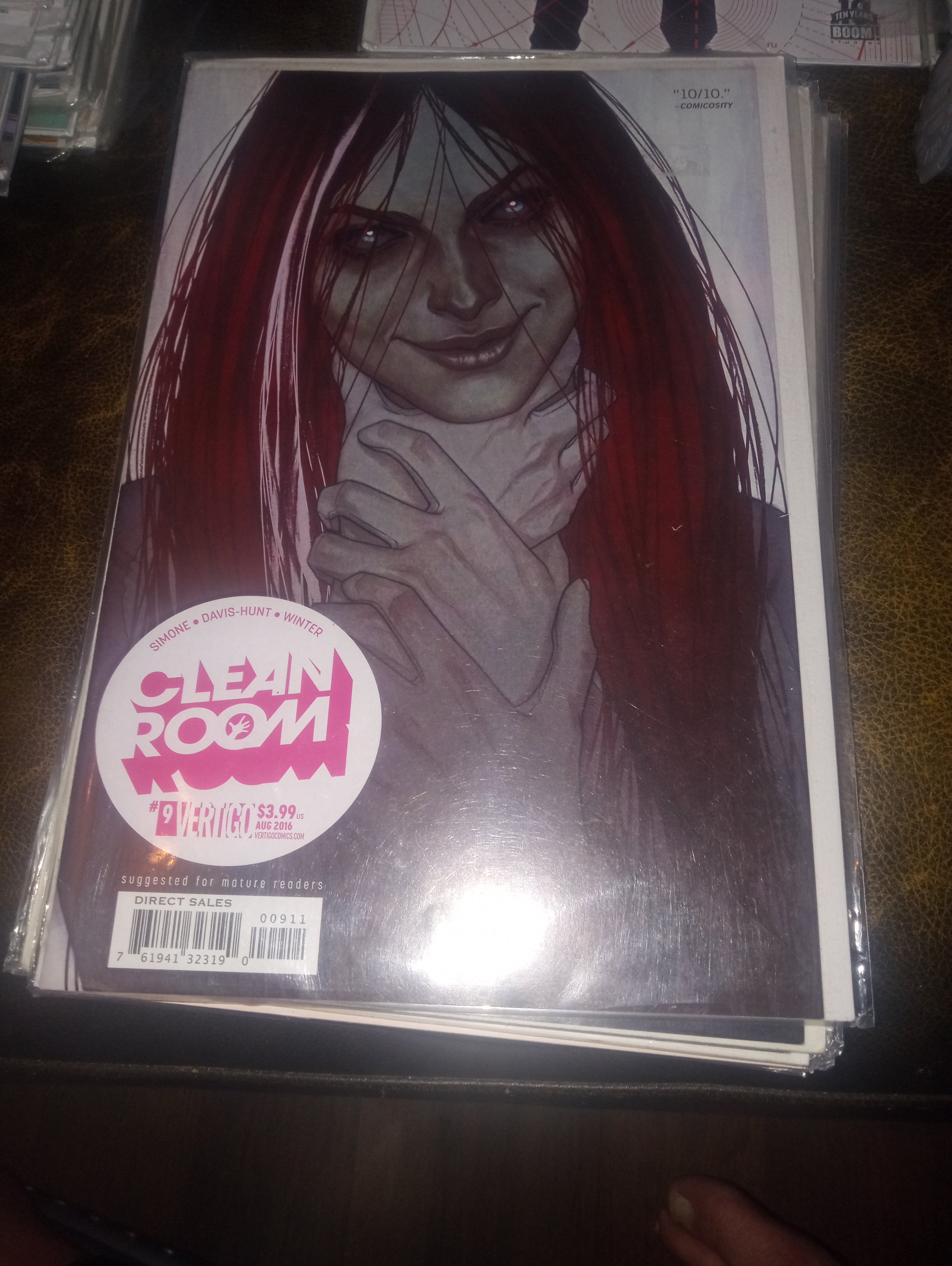 Clean room comics