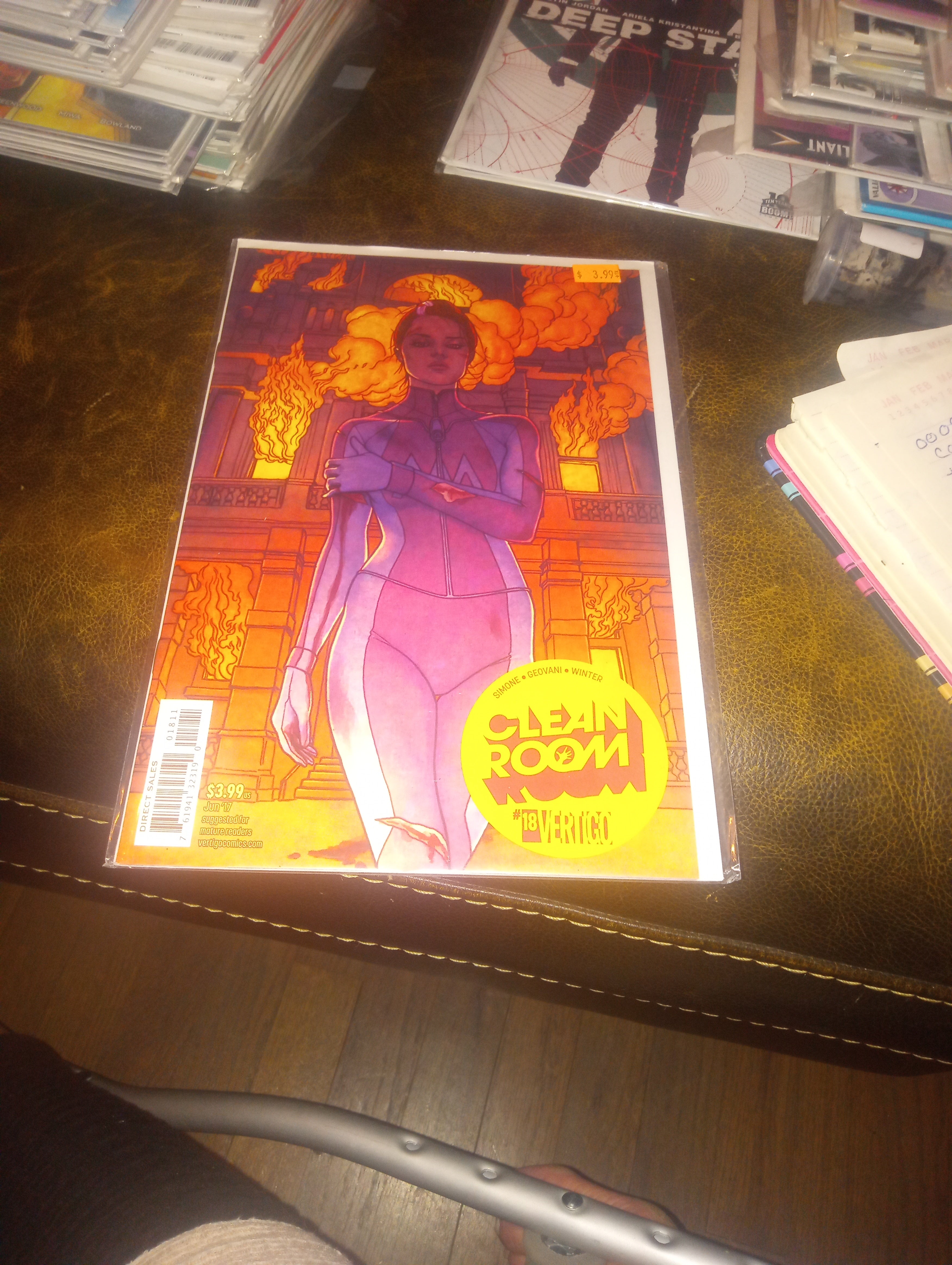 Clean room comics